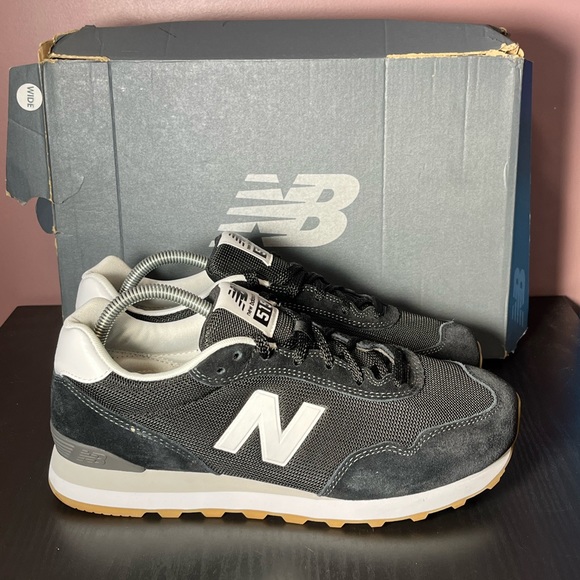 New Balance Other - NEW New Balance 515 Mens Size 8.5 Wide Casual Sneaker Black/White Fast Shipping